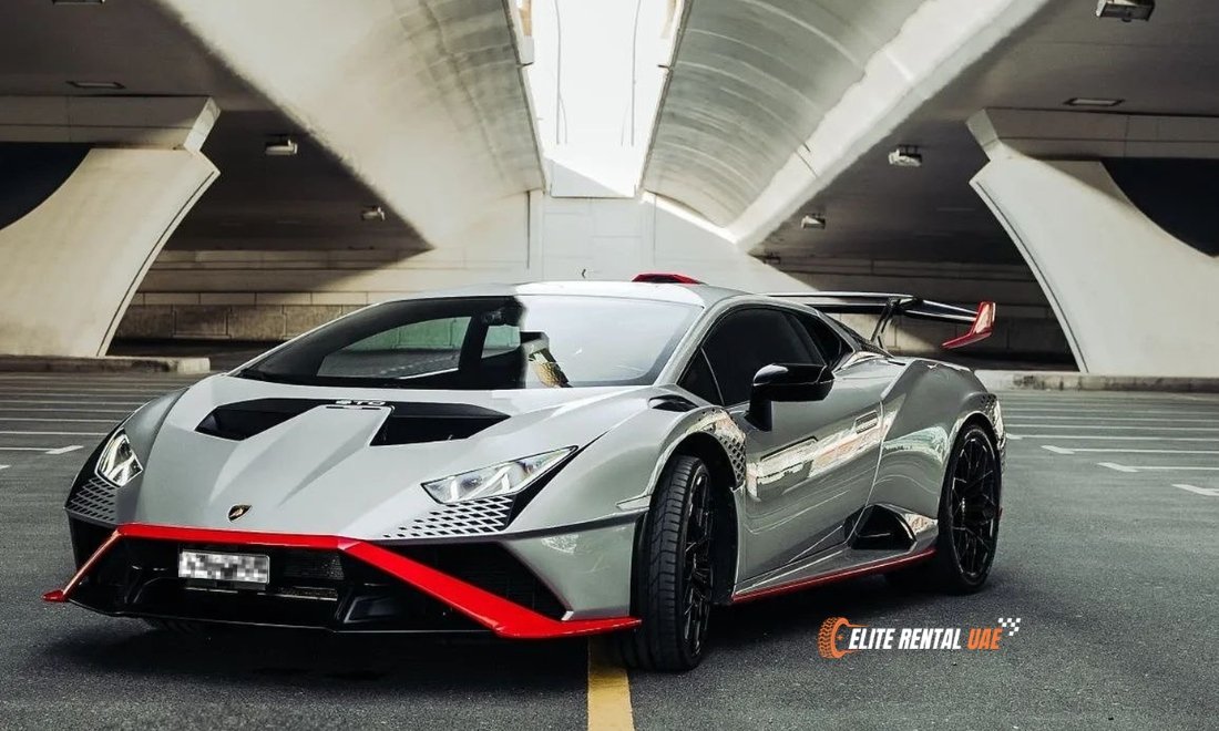 Lamborghini Huracan STO supercar available for rent in Dubai and all over the UAE