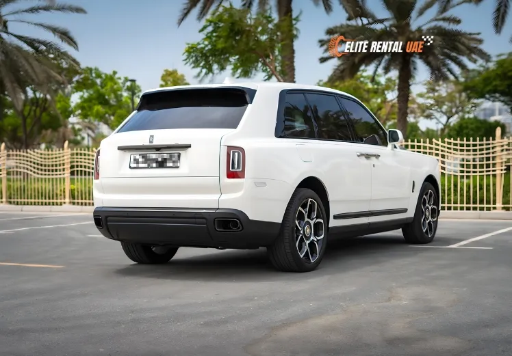 Rolls Royce Cullinan driving with smooth performance and elegant road presence