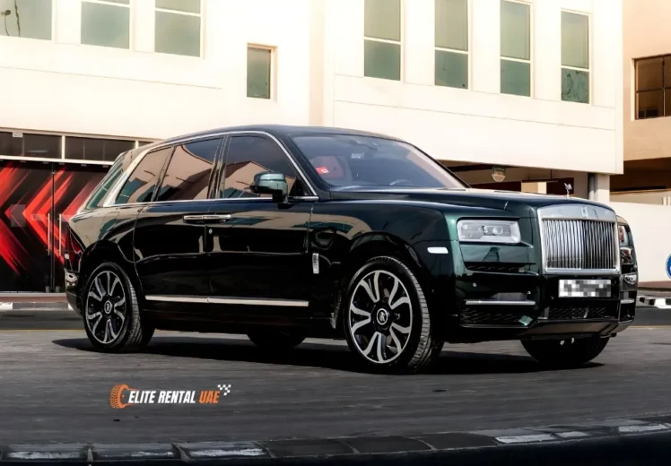 Rolls Royce Cullinan Black premium SUV available for luxury car rental