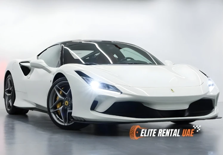 Side profile of Ferrari 488 GTB showcasing aerodynamic supercar design