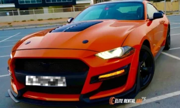 Ford Mustang Coupe sports car available for premium rental