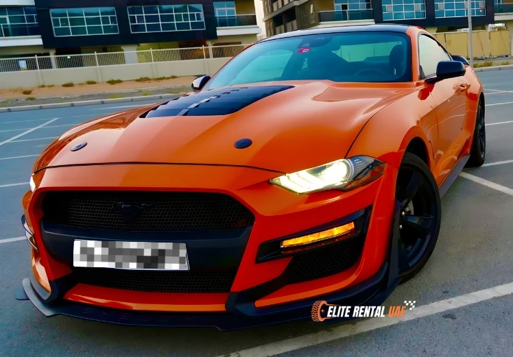 Ford Mustang Coupe sports car available for premium rental