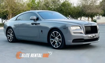 Rolls Royce Wraith luxury coupe available for premium car rental